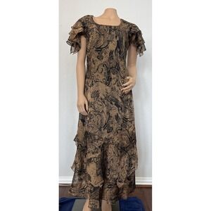 Vintage Mary McFadden Collection Gown Dress Size 12